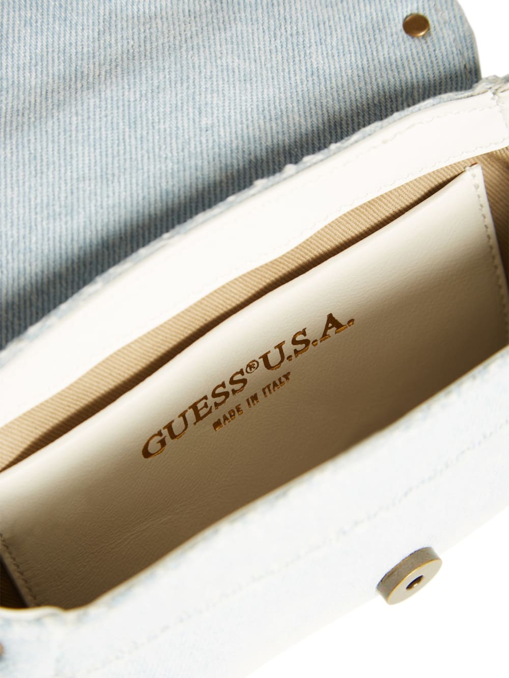 Denim Mini Shoulder Bag - Guess