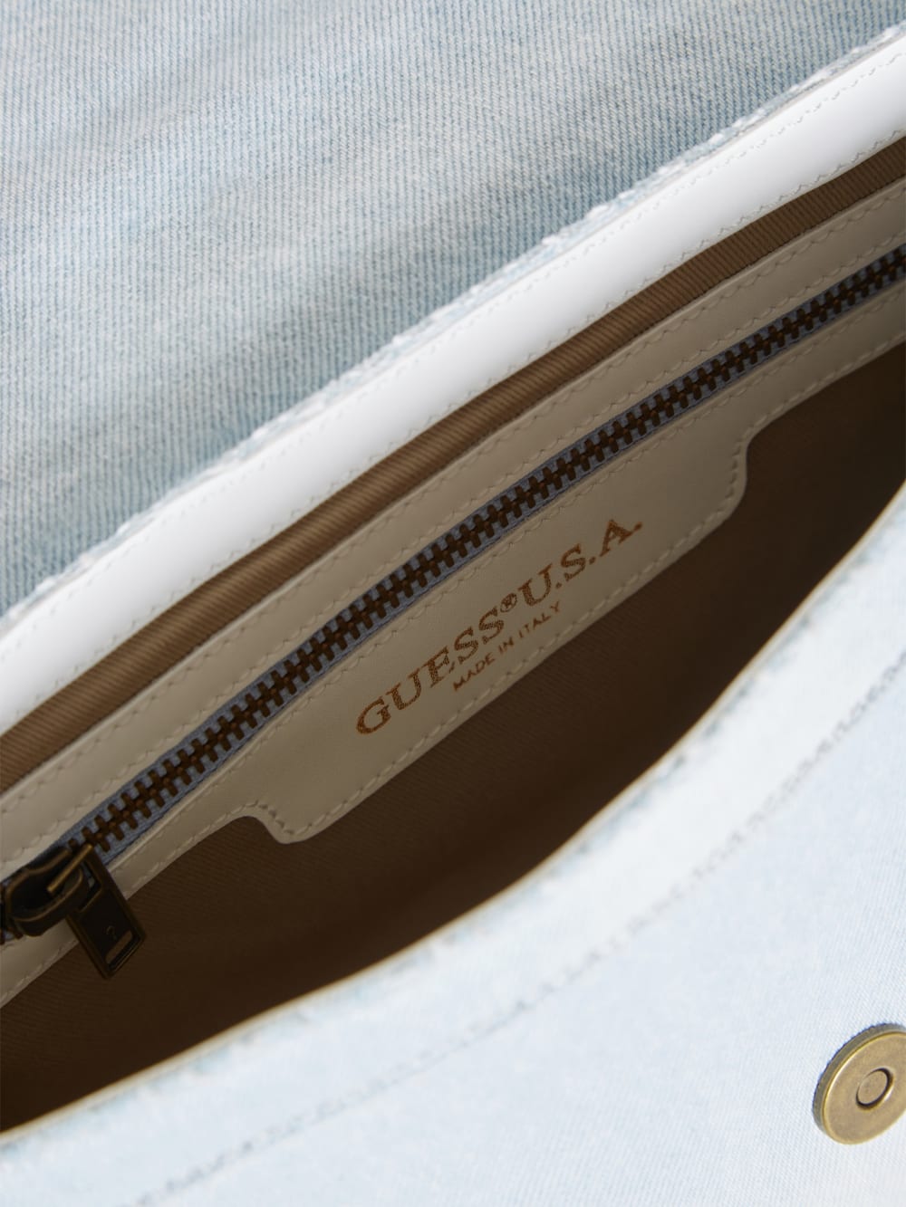 Denim Shoulder Bag - Guess