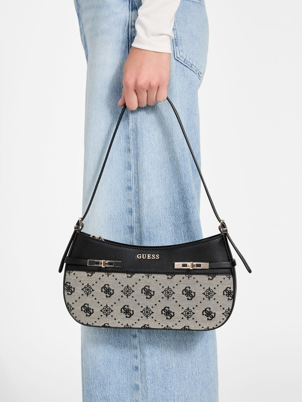 Melinda Logo Shoulder Bag - Guess