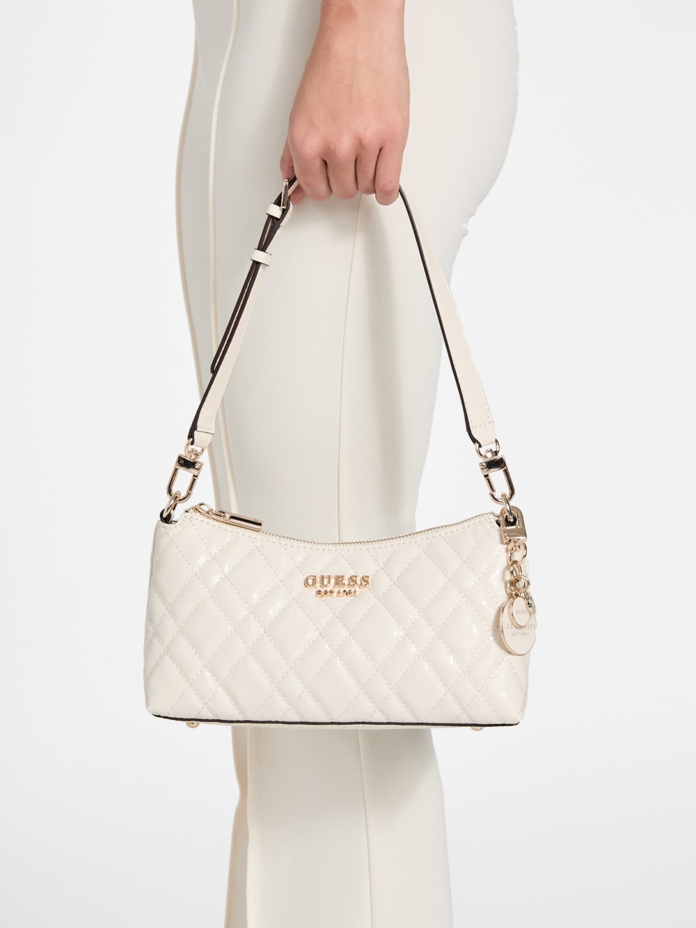 Isemay Quilted Shoulder Bag - Guess