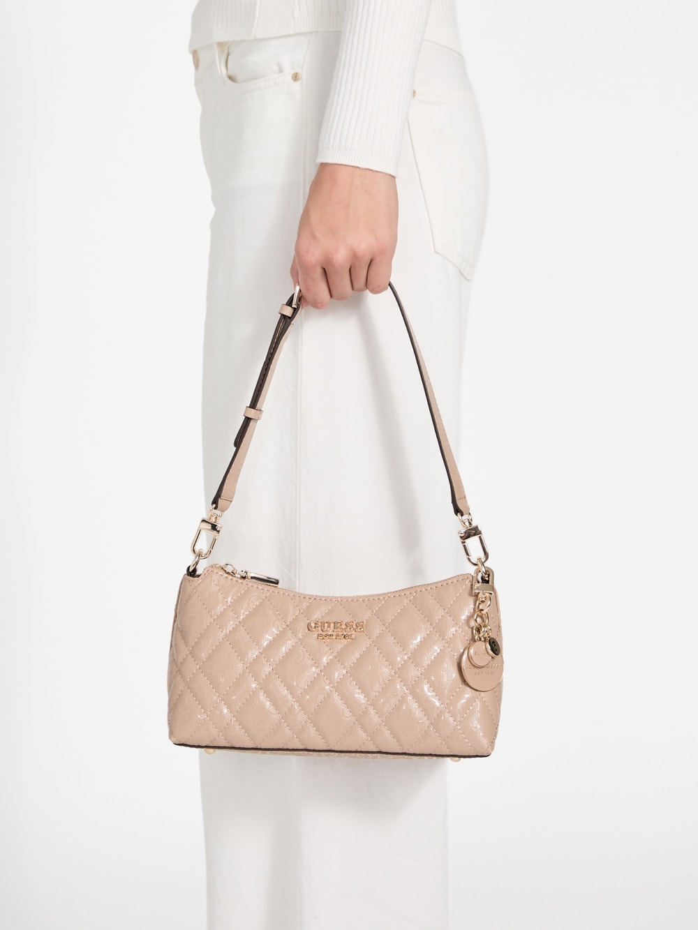 Isemay Quilted Shoulder Bag - Guess