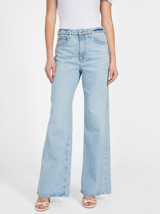 Wide Leg Denim Jeans - Guess