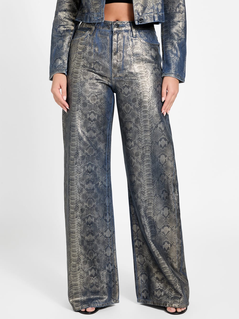 Bellflower Snakeskin Jeans - Guess