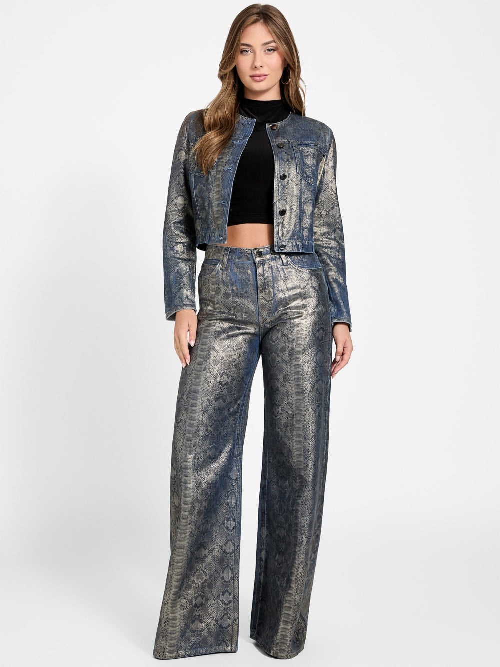 Bellflower Snakeskin Jeans - Guess