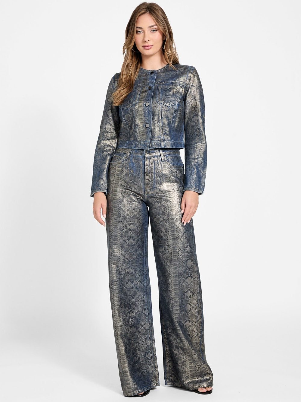 Bellflower Snakeskin Jeans - Guess