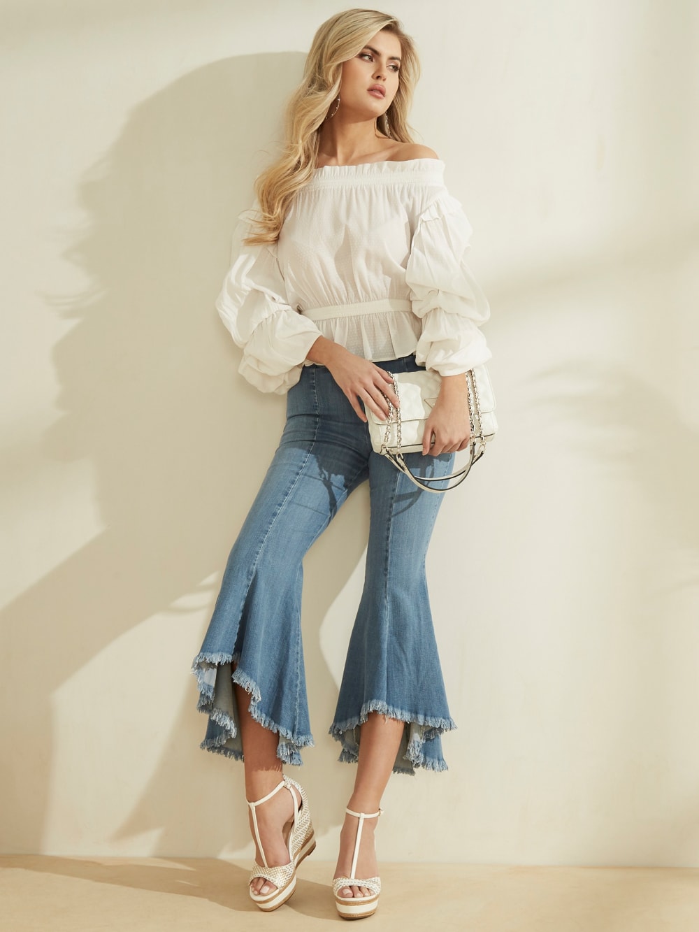 Sofia 1981 High-Rise Flared Jeans - Guess