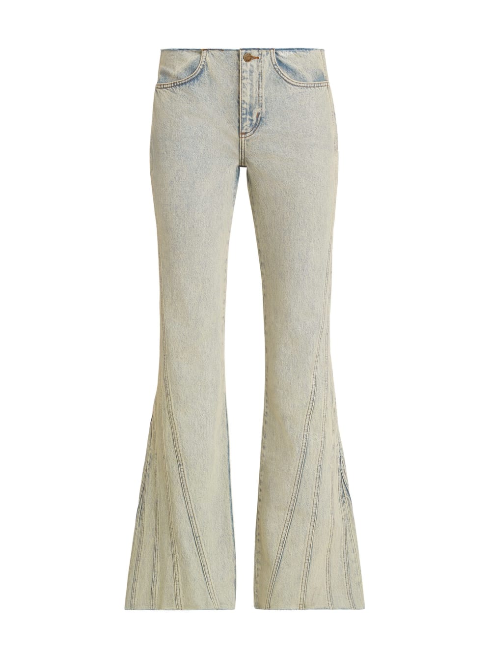 panel denim flare pants - Guess