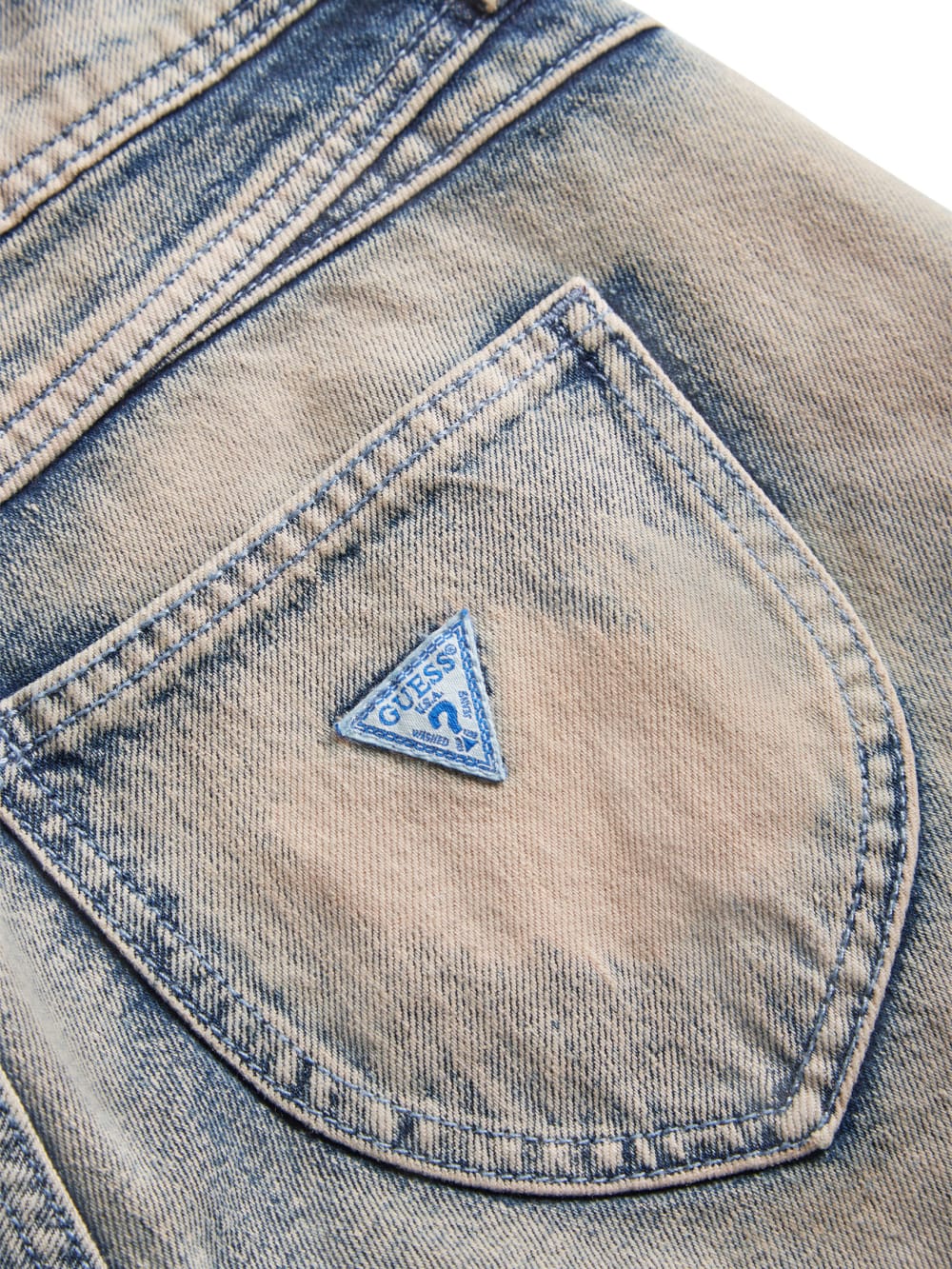 lace denim flare pants - Guess