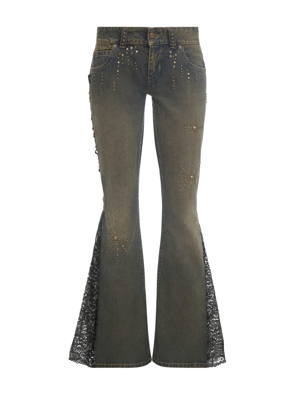 flare lace jeans - Guess