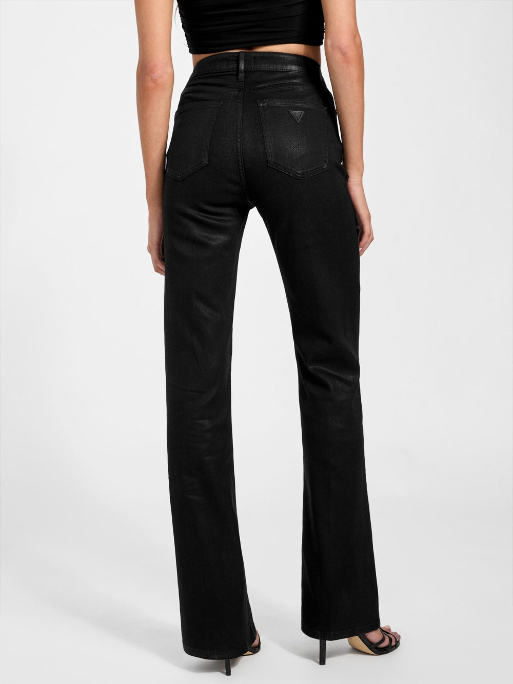 Eco Coated Sexy Flare Jeans - Guess