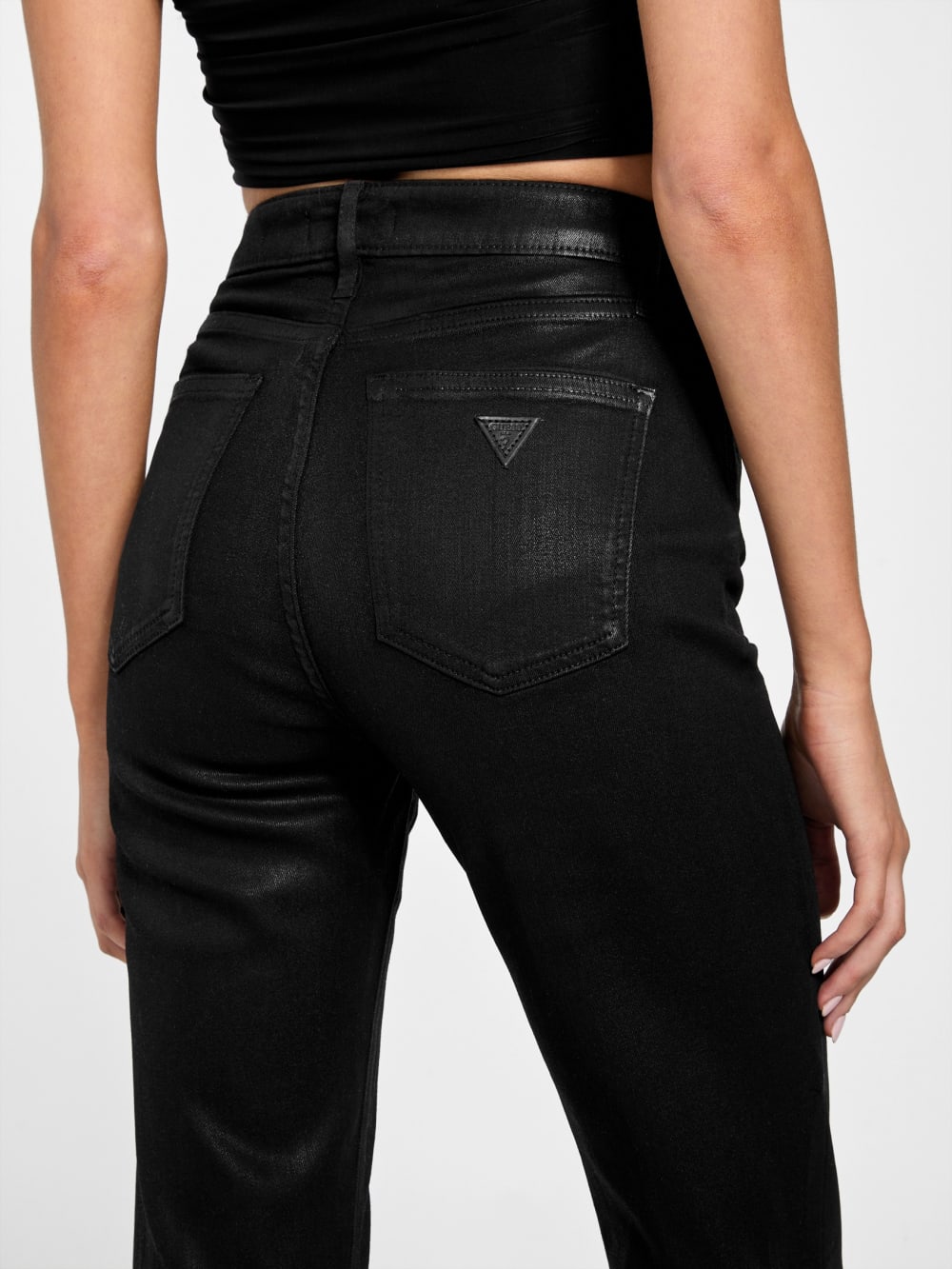 Eco Coated Sexy Flare Jeans - Guess