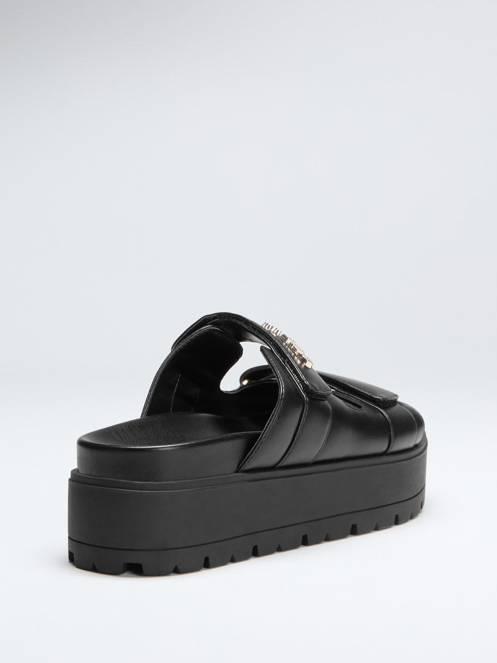 Fasten Genuine Leather Sandal - Guess