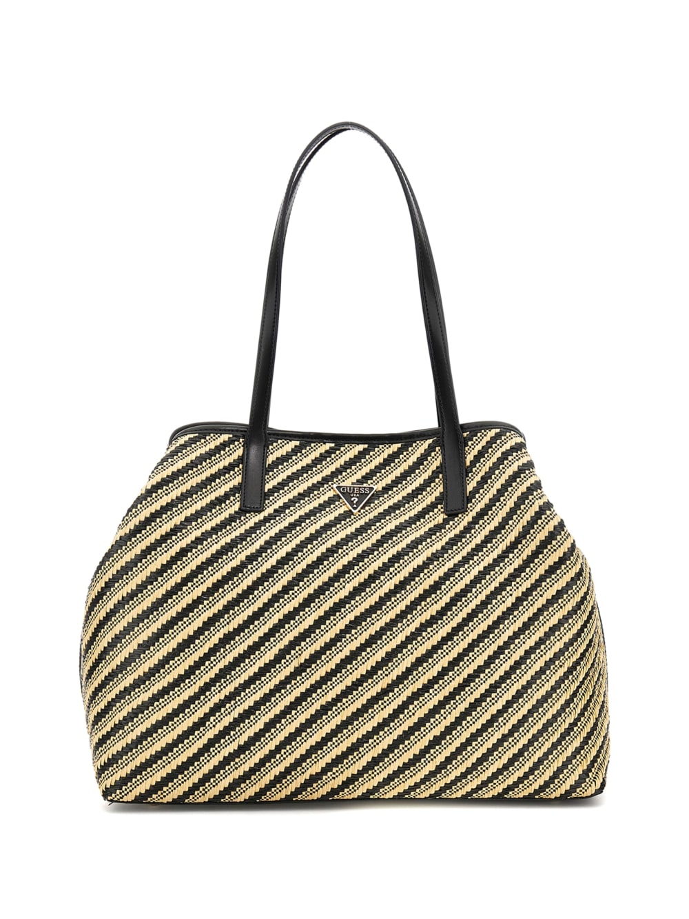 Vikky Woven Straw Tote Set - Guess