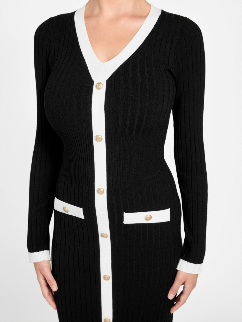 Rib-knit midi dress - Guess