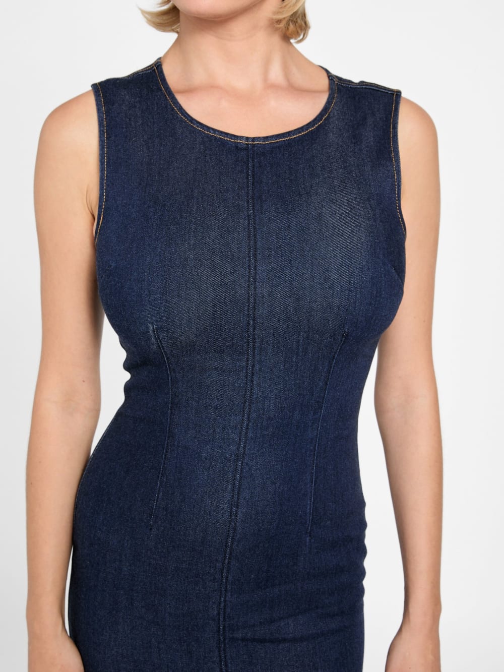 Lyocell blend midi dress - Guess