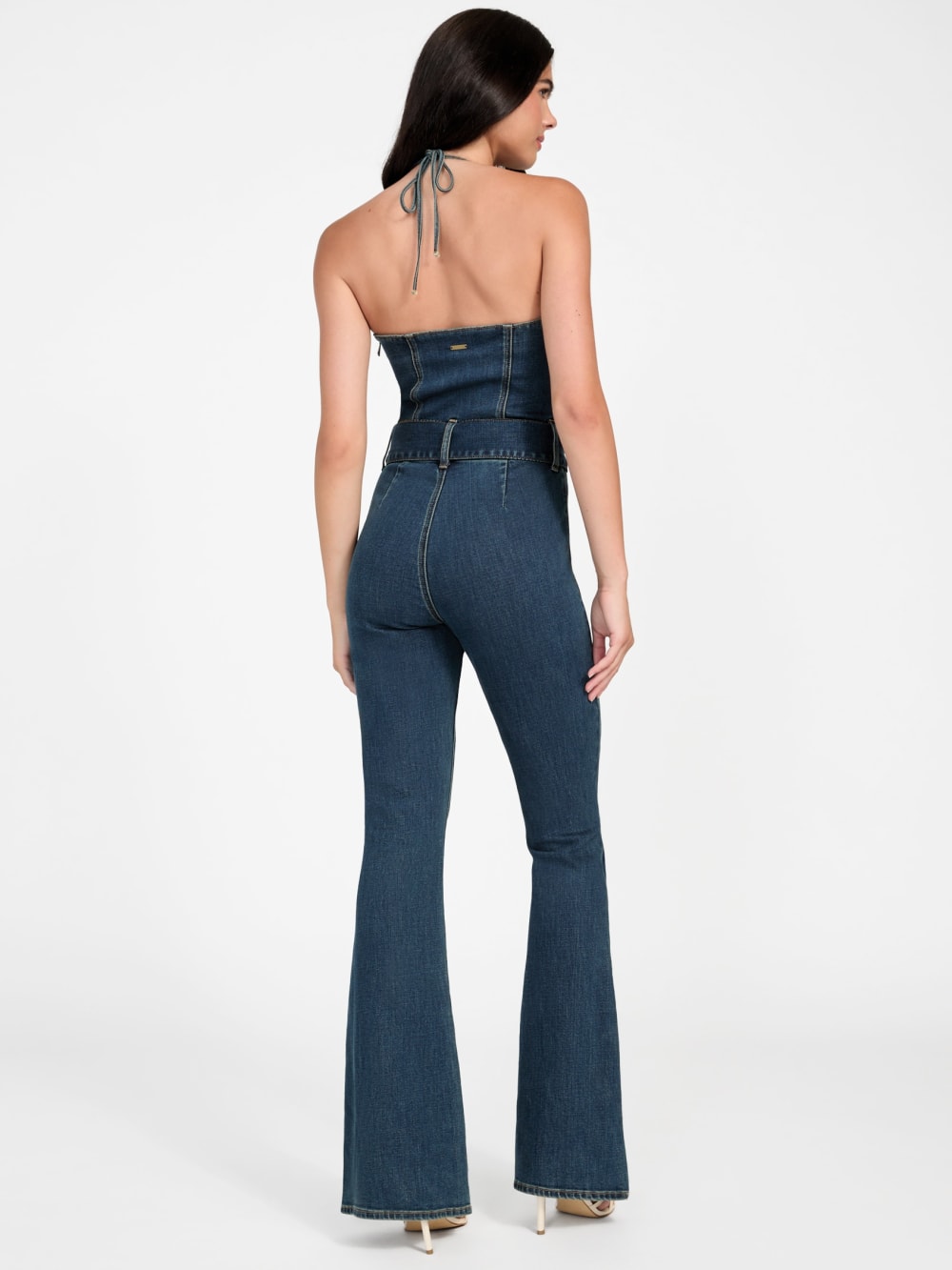 Eco Rebel Halter Denim Jumpsuit - Guess