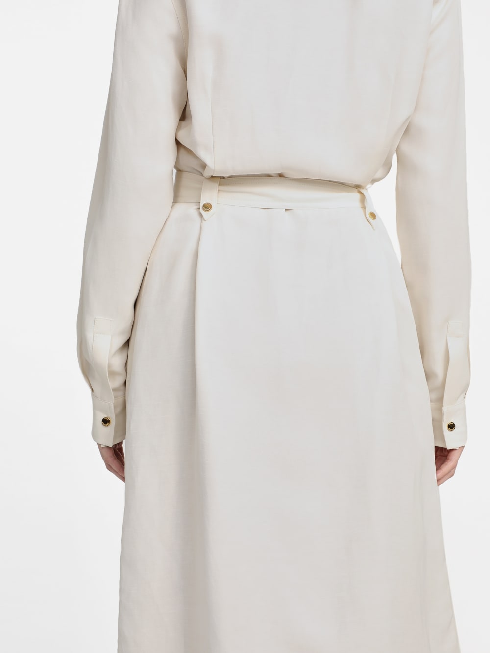 Eco Greta Linen-Blend Safari Dress - Guess