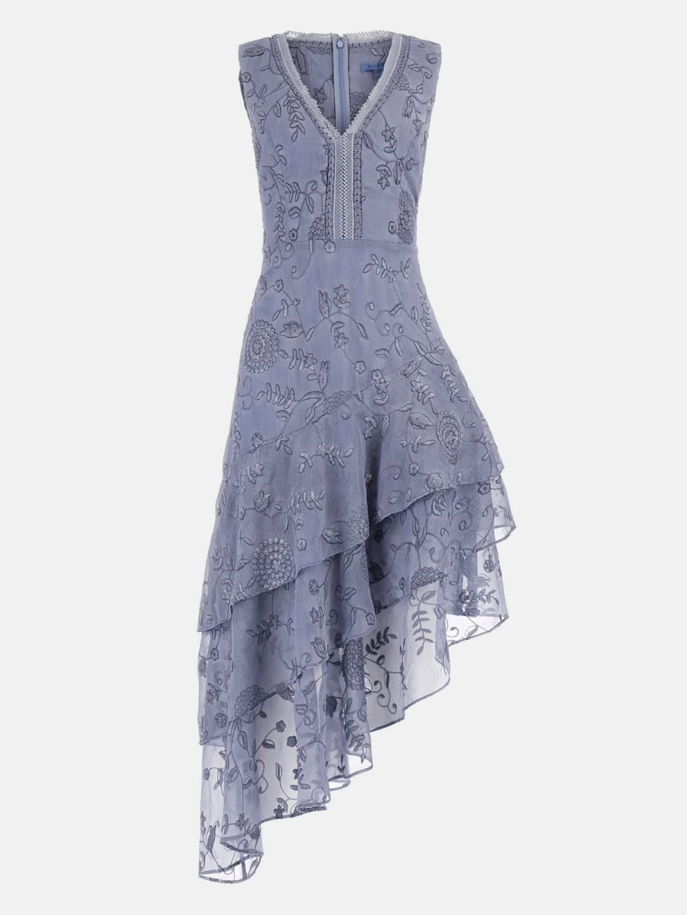 Loren Embossed Tiered Dress - Guess