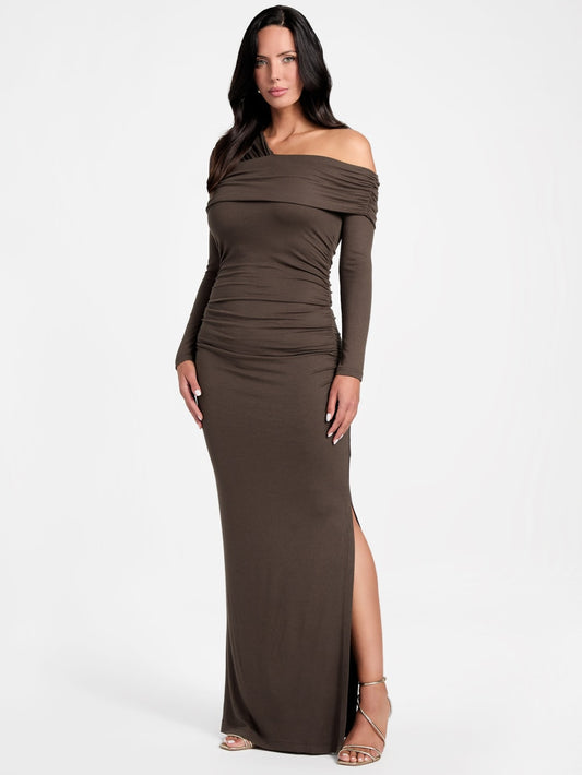 Eco Astrid Off-Shoulder Draped Dress - Guess
