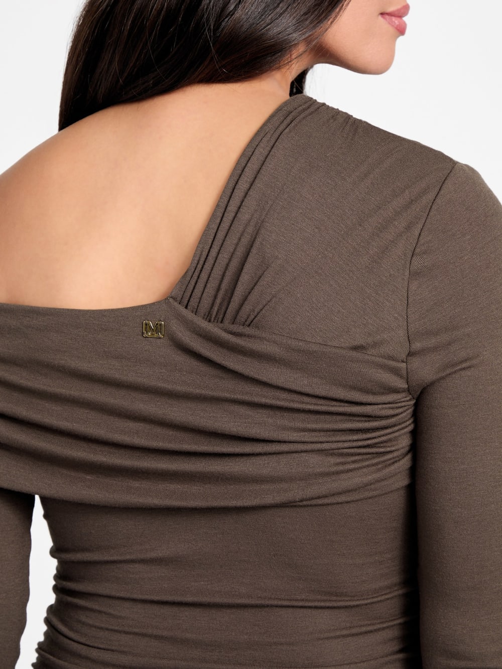 Eco Astrid Off-Shoulder Draped Dress - Guess