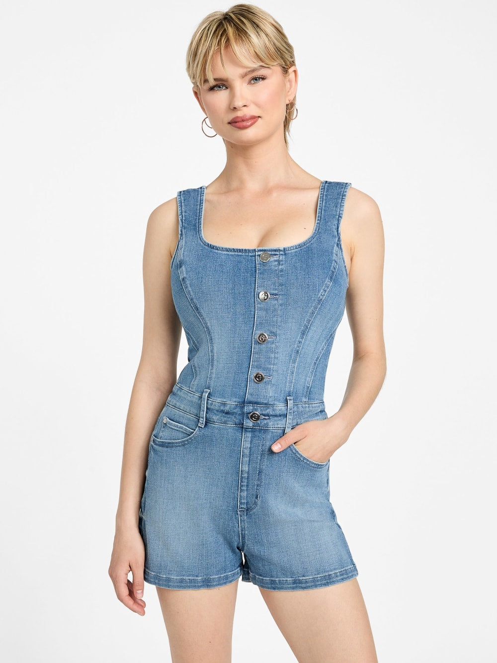Eco Sunni Denim Romper - Guess