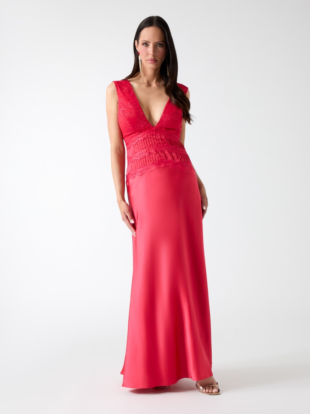 Lavina Satin Gown - Guess