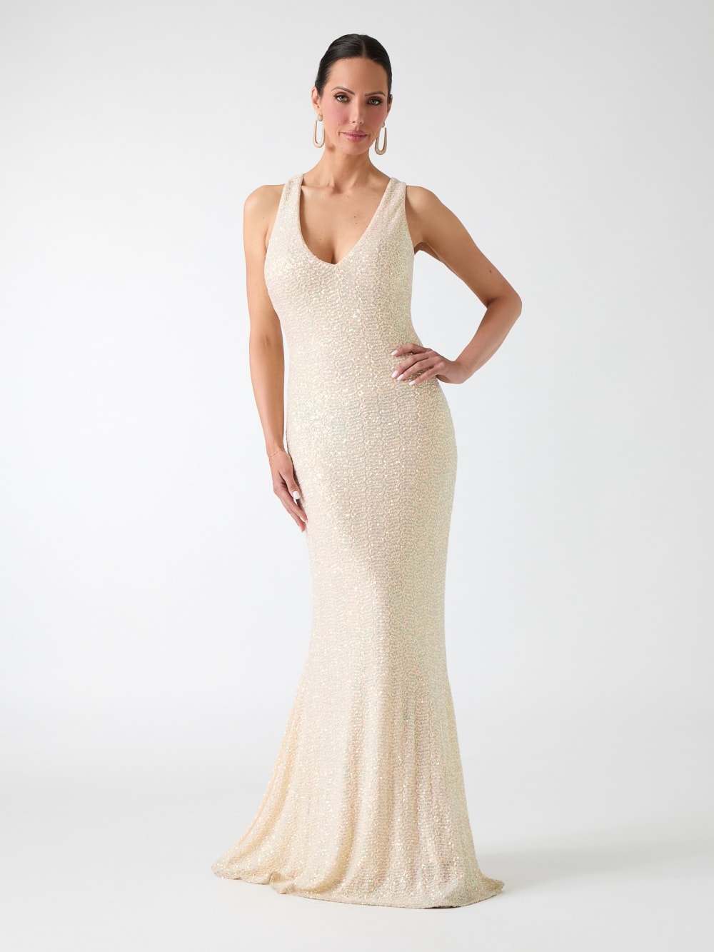 Meldon Sequins Maxi Gown - Guess