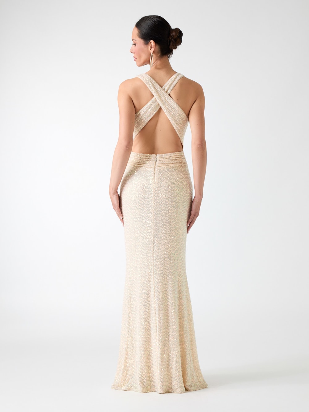 Meldon Sequins Maxi Gown - Guess