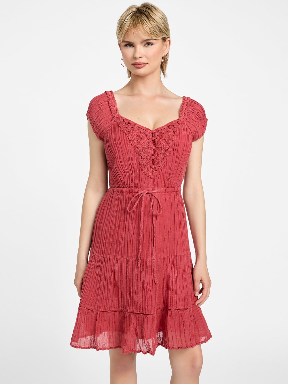 Eco Ciel Gauze Dress - Guess
