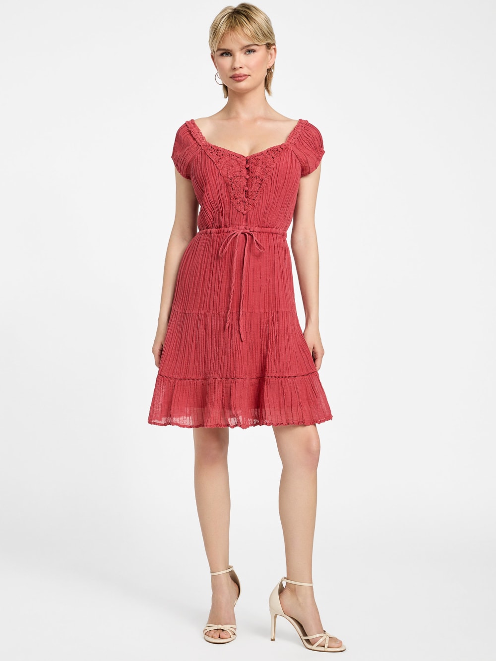 Eco Ciel Gauze Dress - Guess