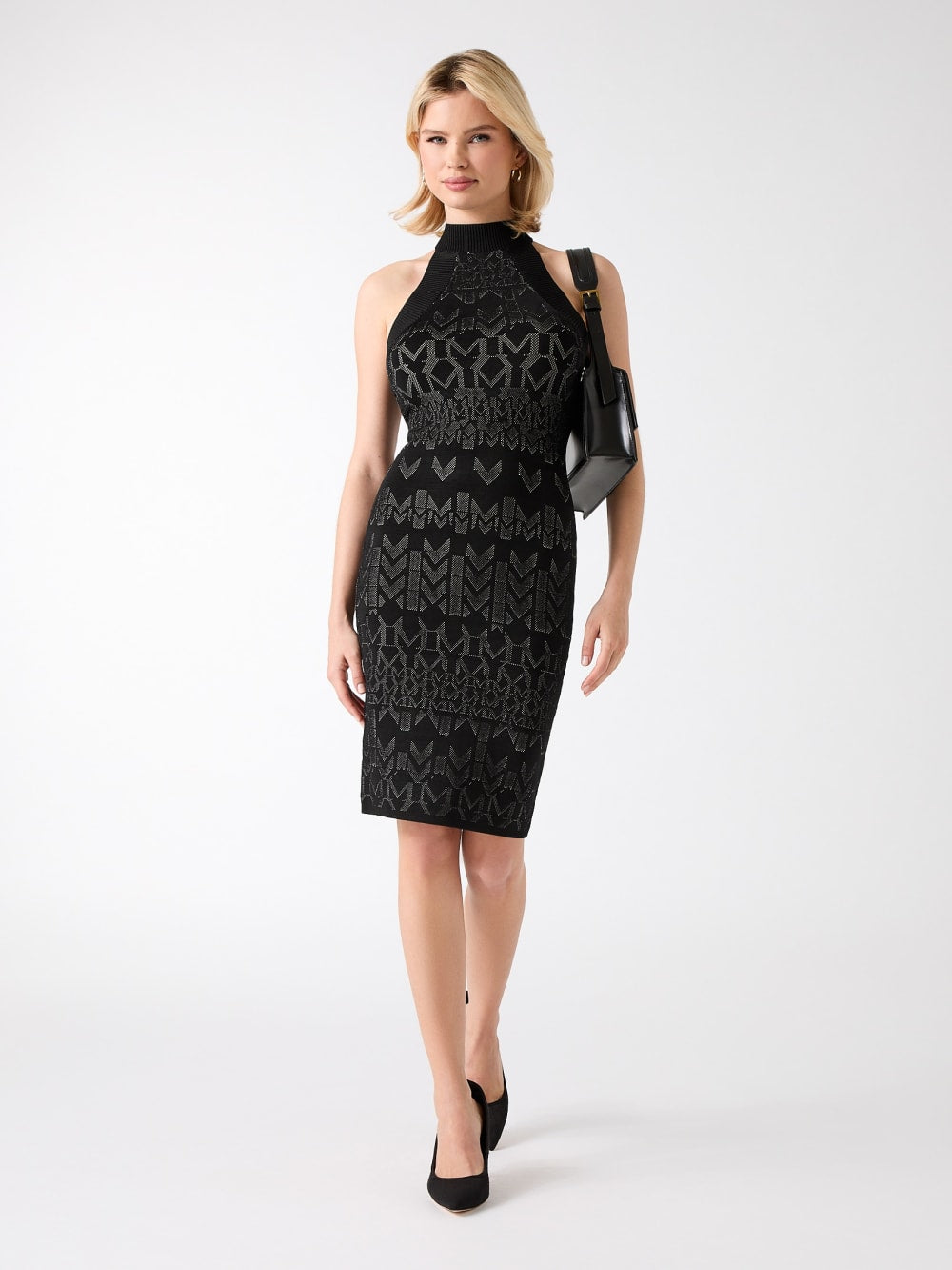 Billie Monogram Sweater Dress - Guess