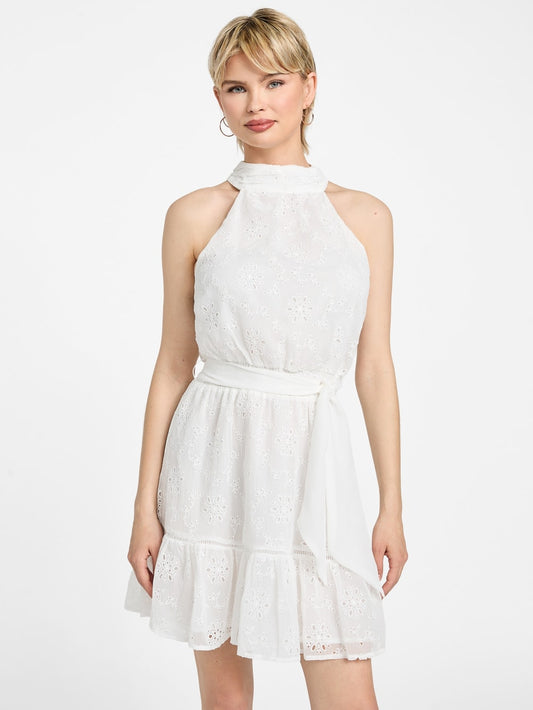 Danielle Halter Chiffon Dress - Guess