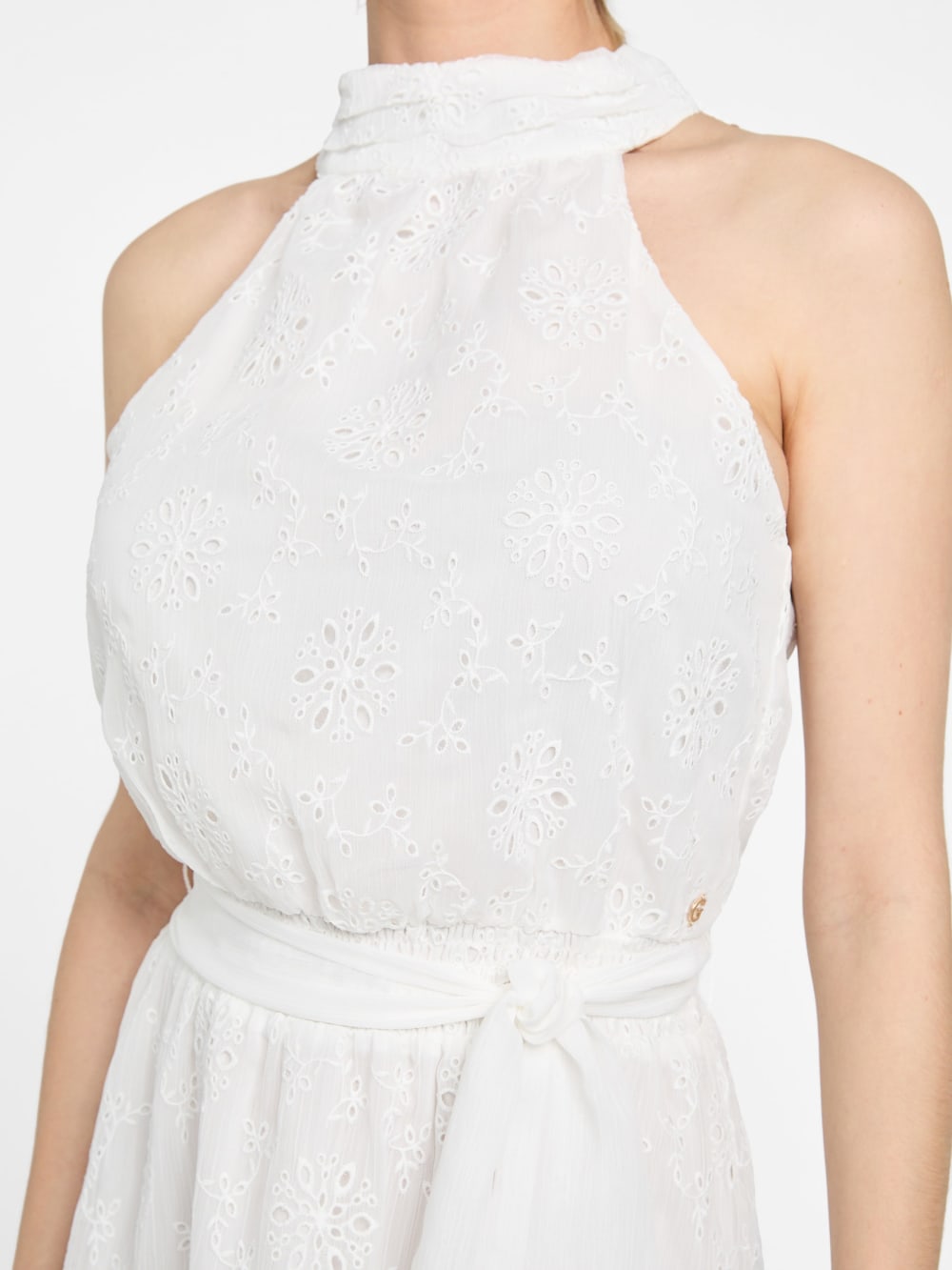 Danielle Halter Chiffon Dress - Guess