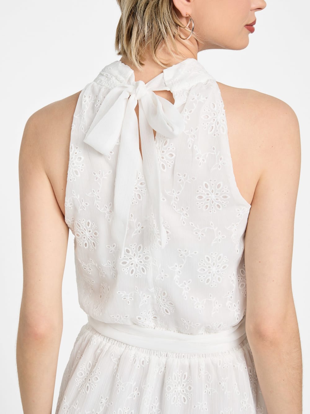 Danielle Halter Chiffon Dress - Guess
