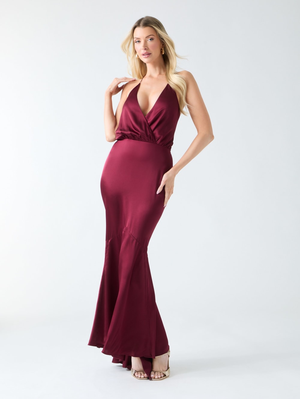 Ishani Silk Gown - Guess