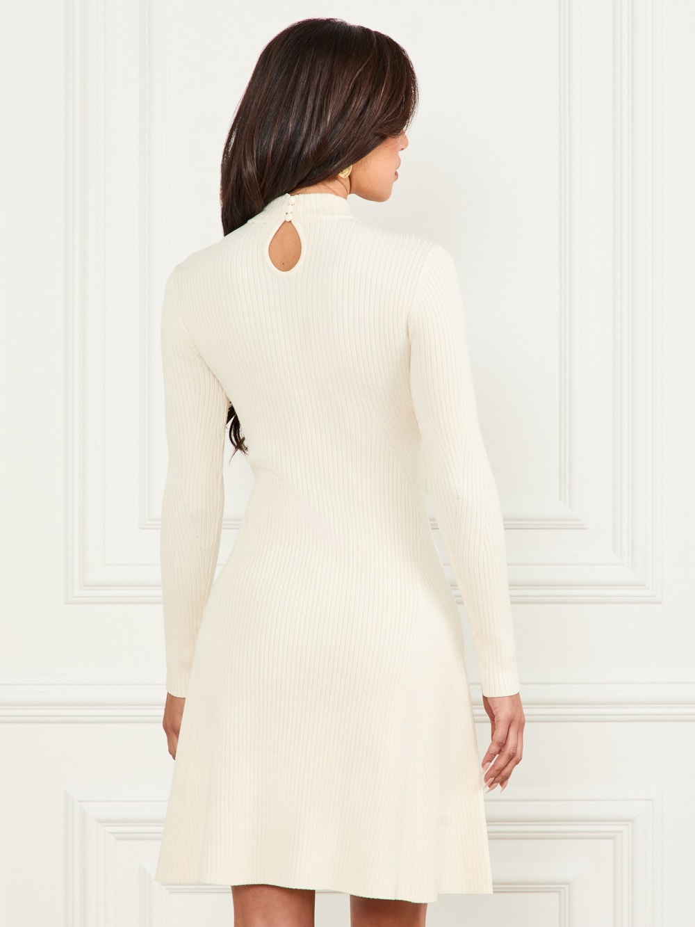 Candice Lace-Trim Sweater Dress - Guess