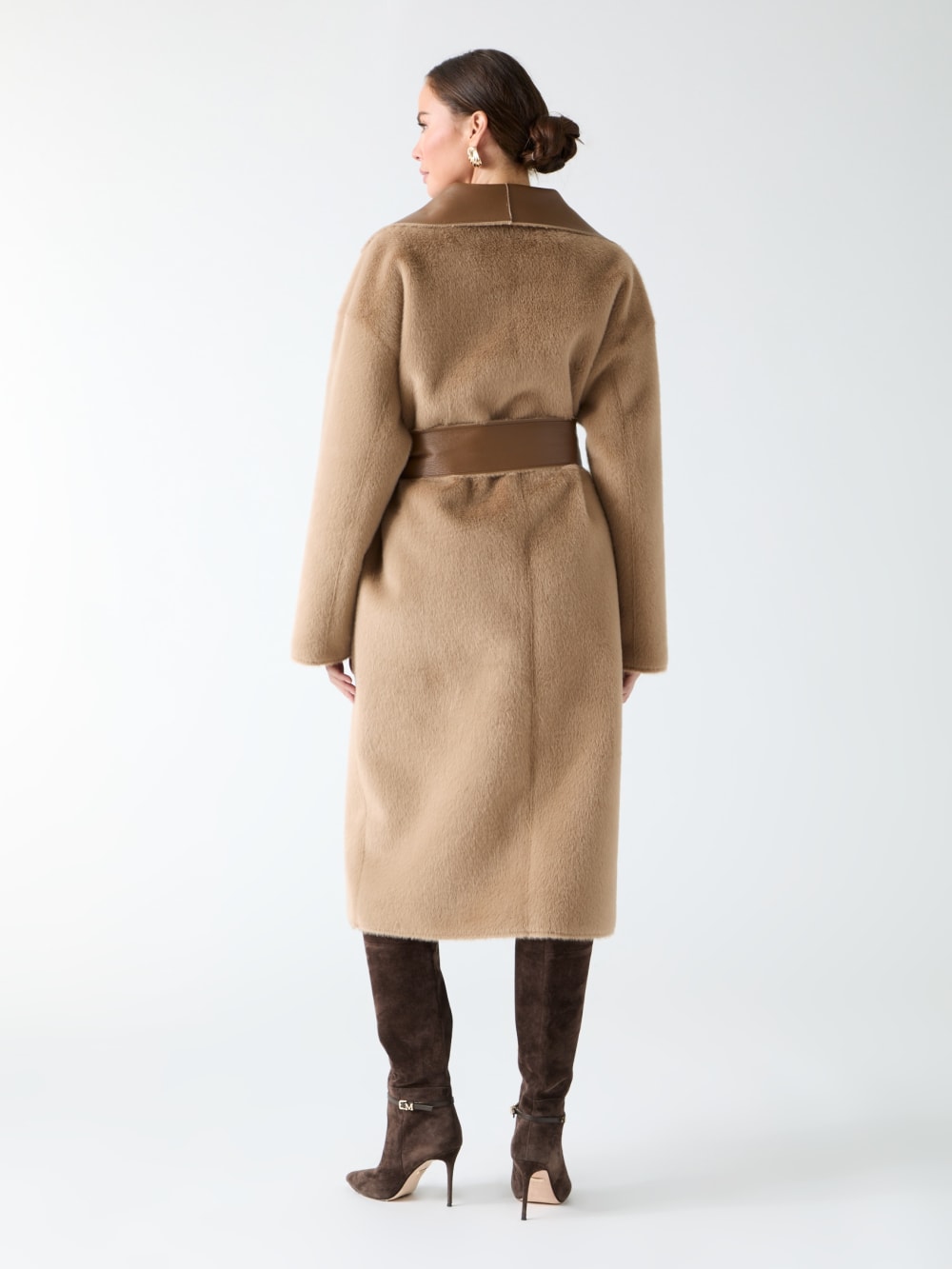 Ines Reversible Faux-Leather Coat - Guess