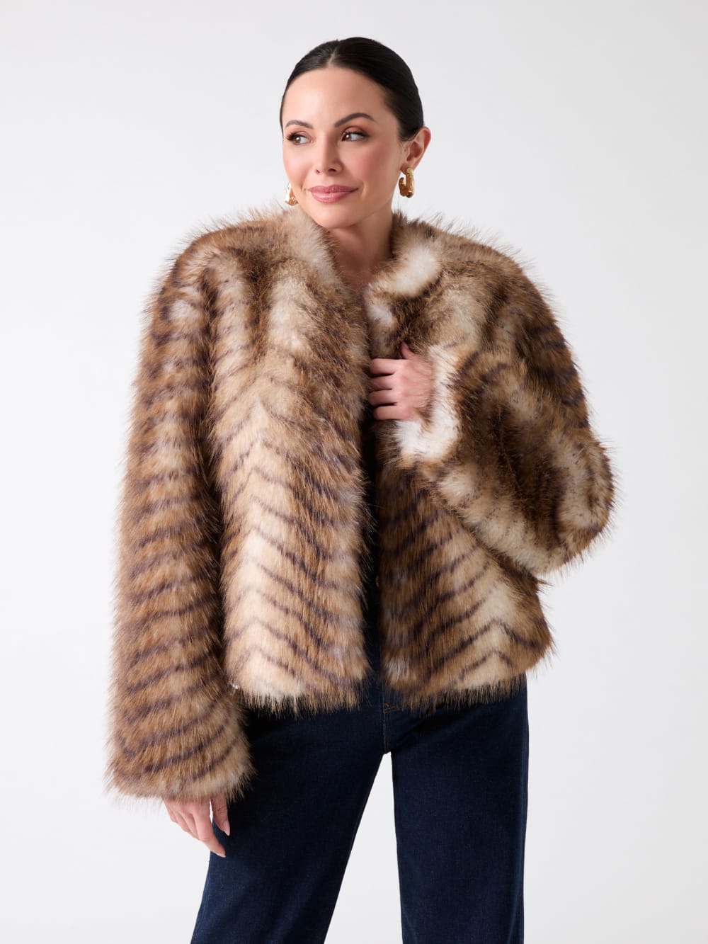 Nerissa Faux-Fur Jacket - Guess
