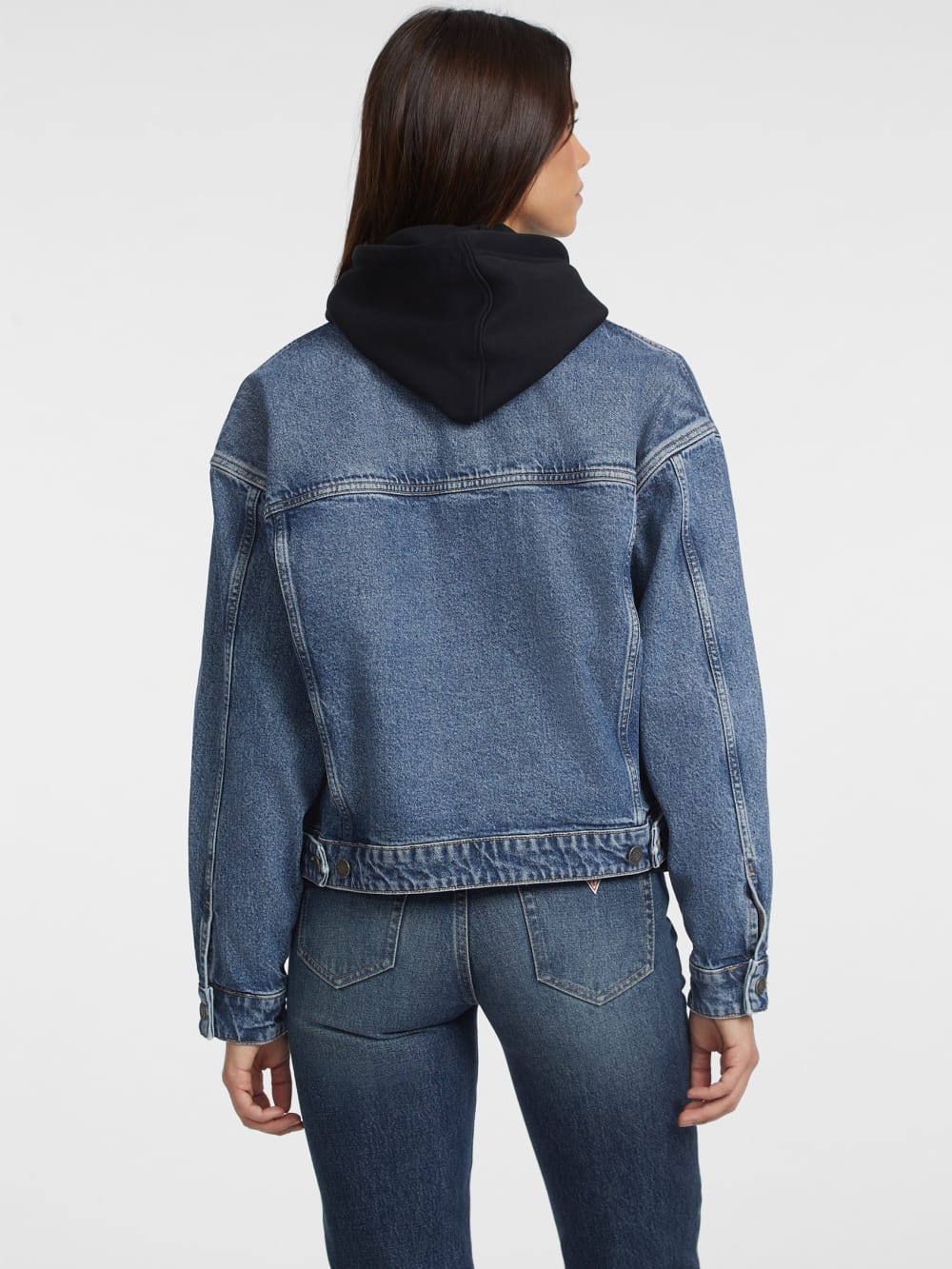 Oversized Denim Trucker Jacket - Guess