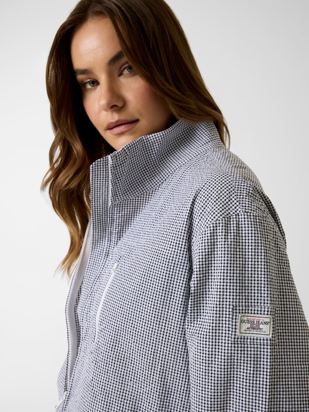 Checked windbreaker - Guess