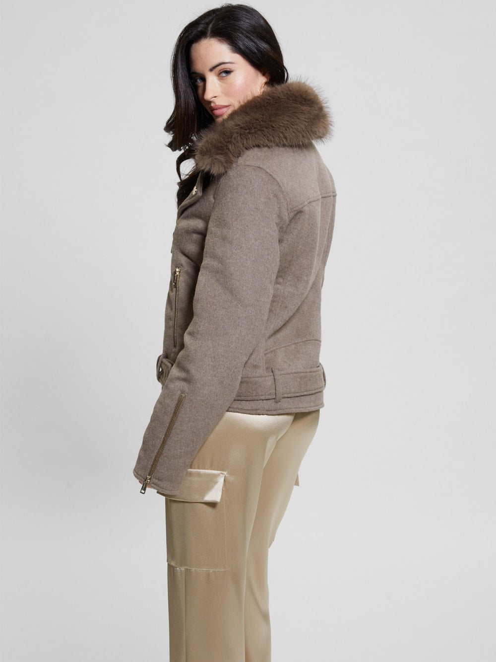 Eco Nancy Wool-Blend Jacket - Guess
