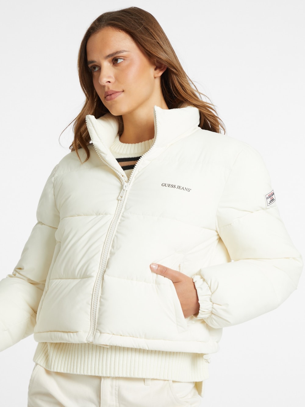 Crop Puffer Jacket - Guess