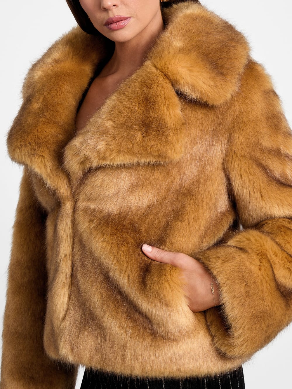 New Gwenda Faux-Fur Jacket - Guess