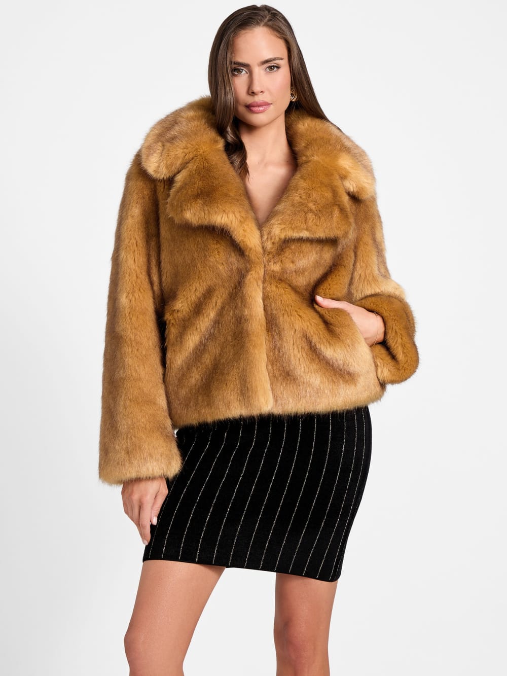 New Gwenda Faux-Fur Jacket - Guess