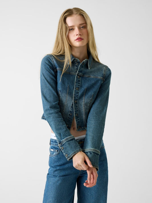 Cropped denim jacket - Guess