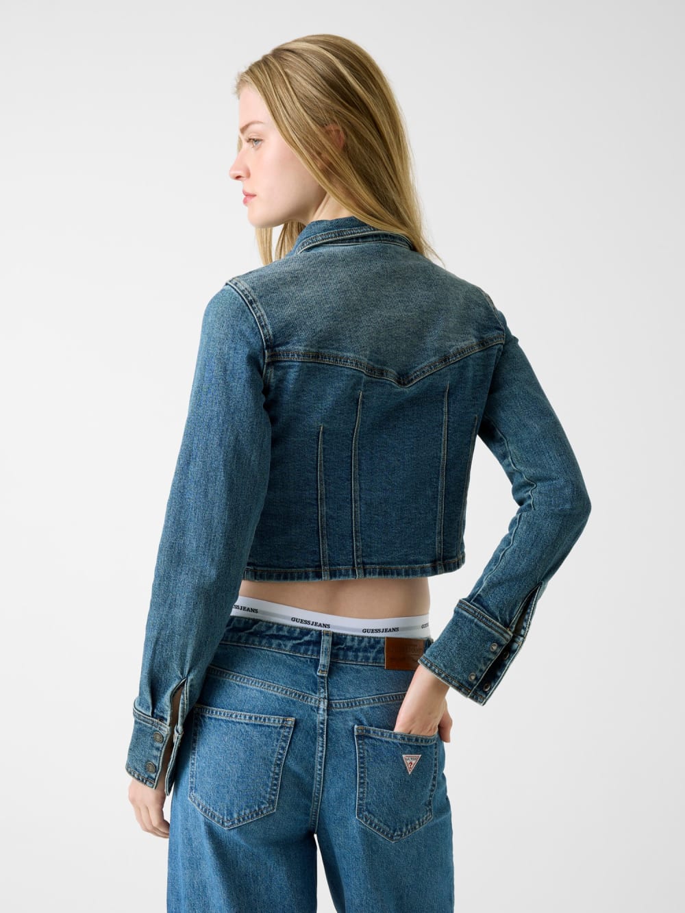 Cropped denim jacket - Guess