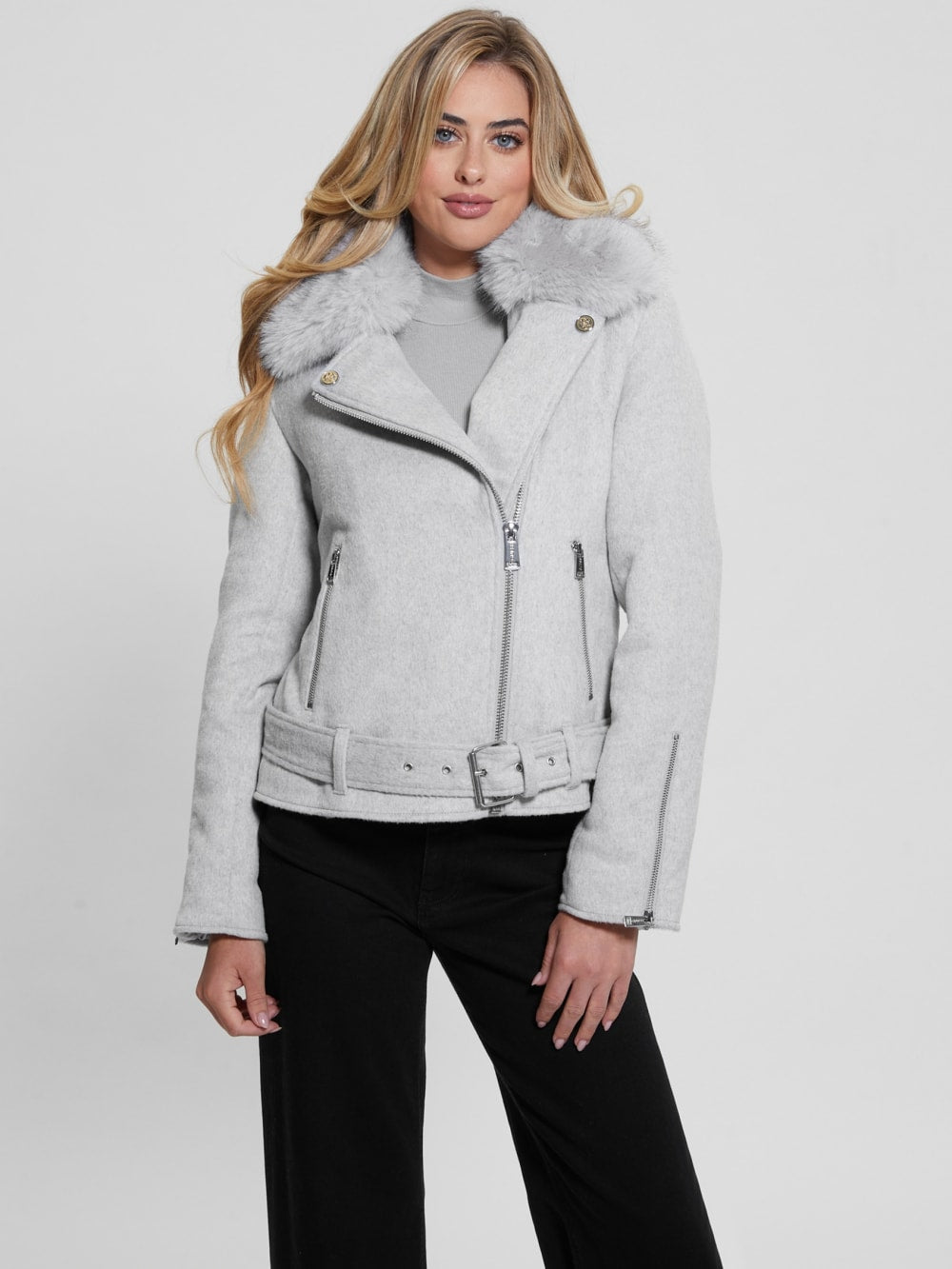 Eco Nancy Wool-Blend Jacket - Guess