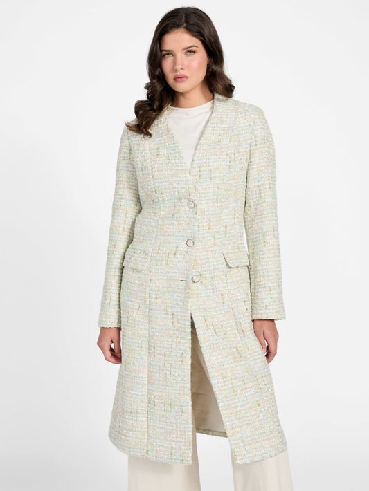 Tweed long coat - Guess