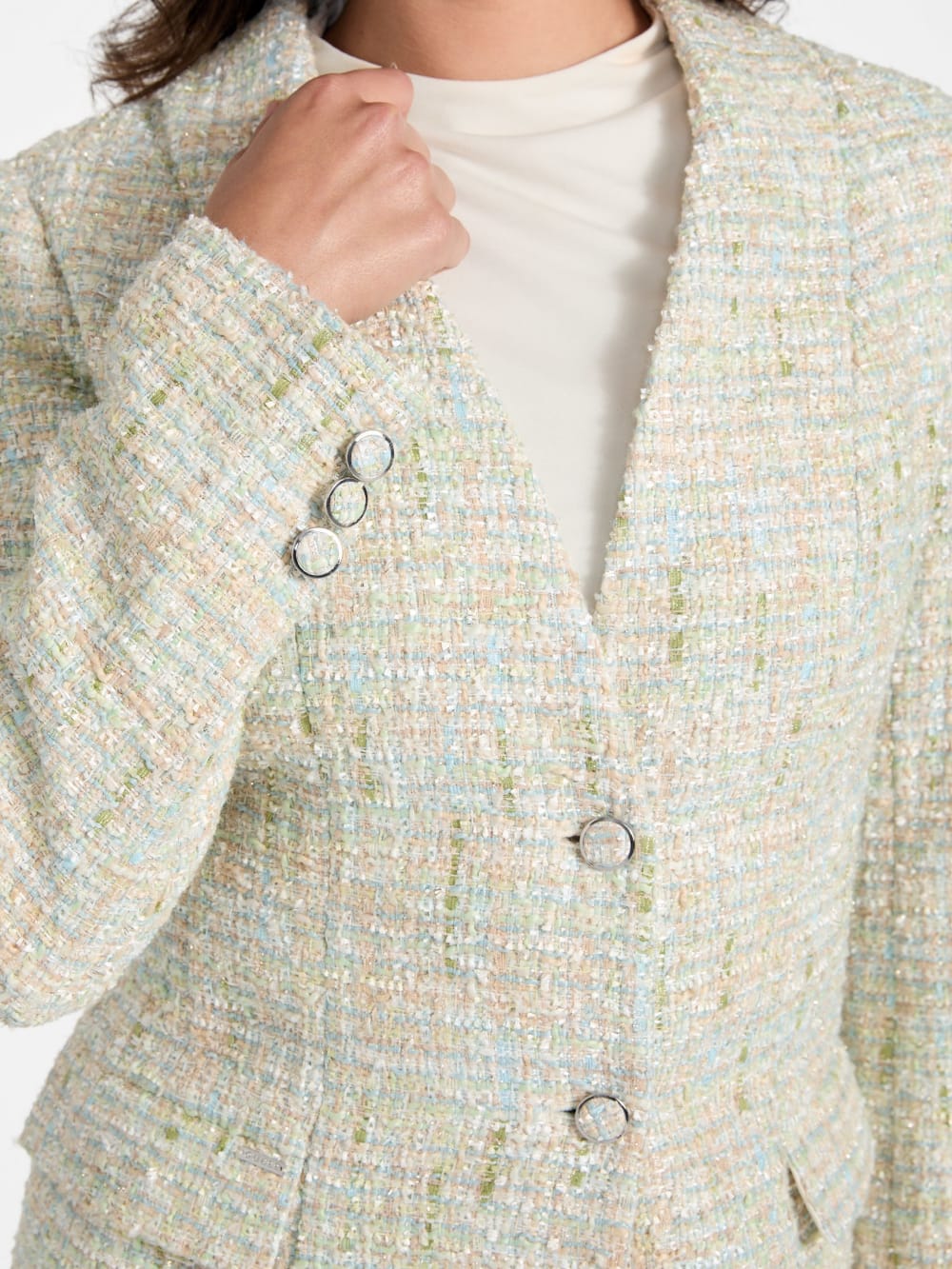 Tweed long coat - Guess