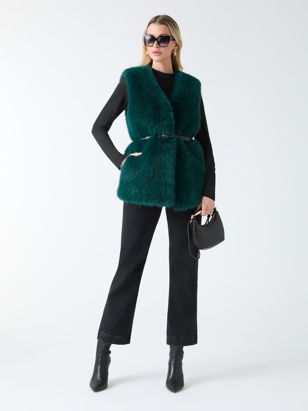 Chloe Faux-Fur Vest - Guess